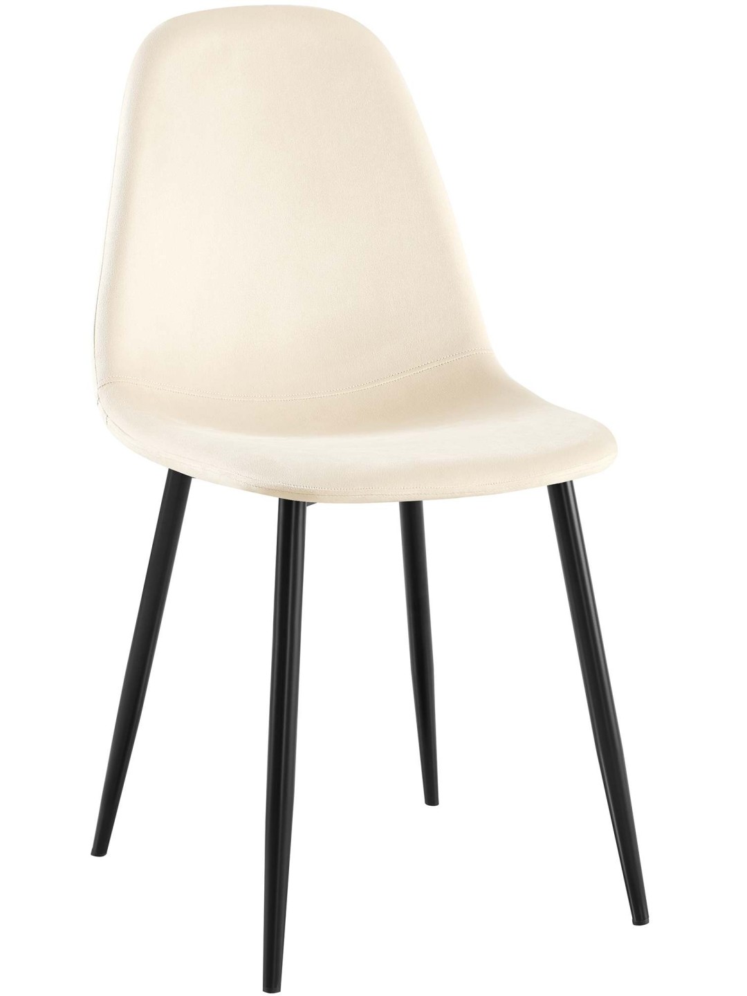 Napier bársony étkezőszék, krém