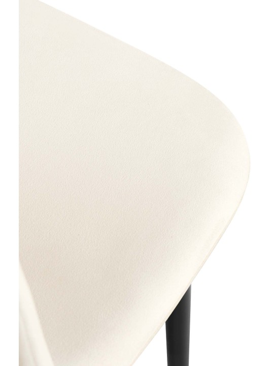 Napier bársony étkezőszék, krém