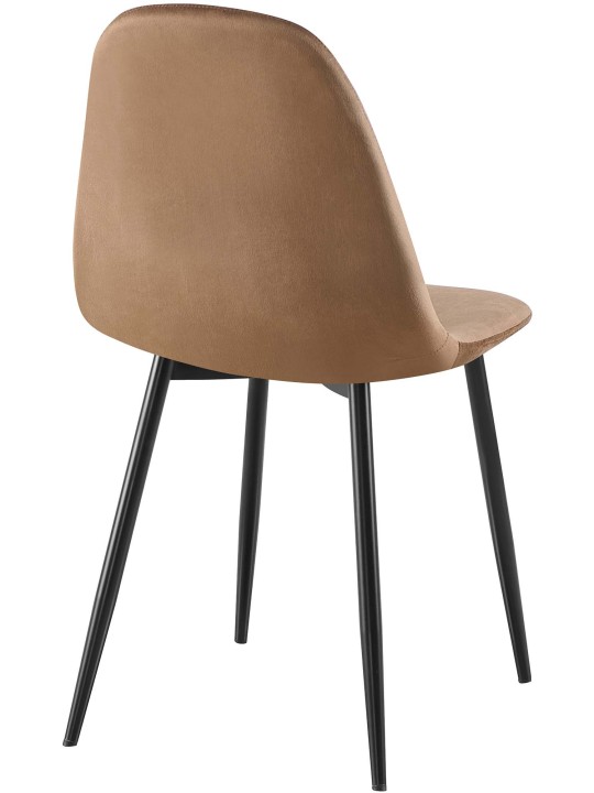 Napier bársony étkezőszék, barna