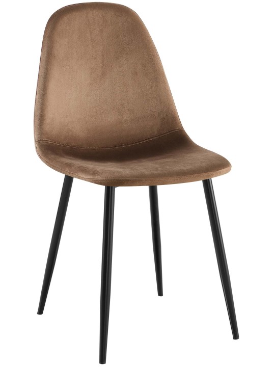 Napier bársony étkezőszék, barna