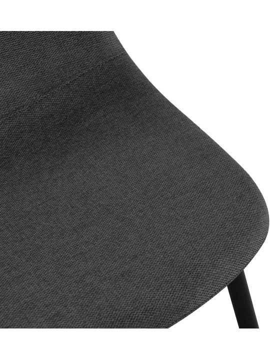 Napier szövetből álló étkezőszék szett 4 db, fekete