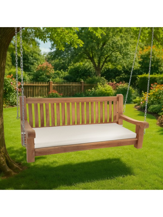 Joyce hintapad ülőpárnával 150 cm + teak, krém