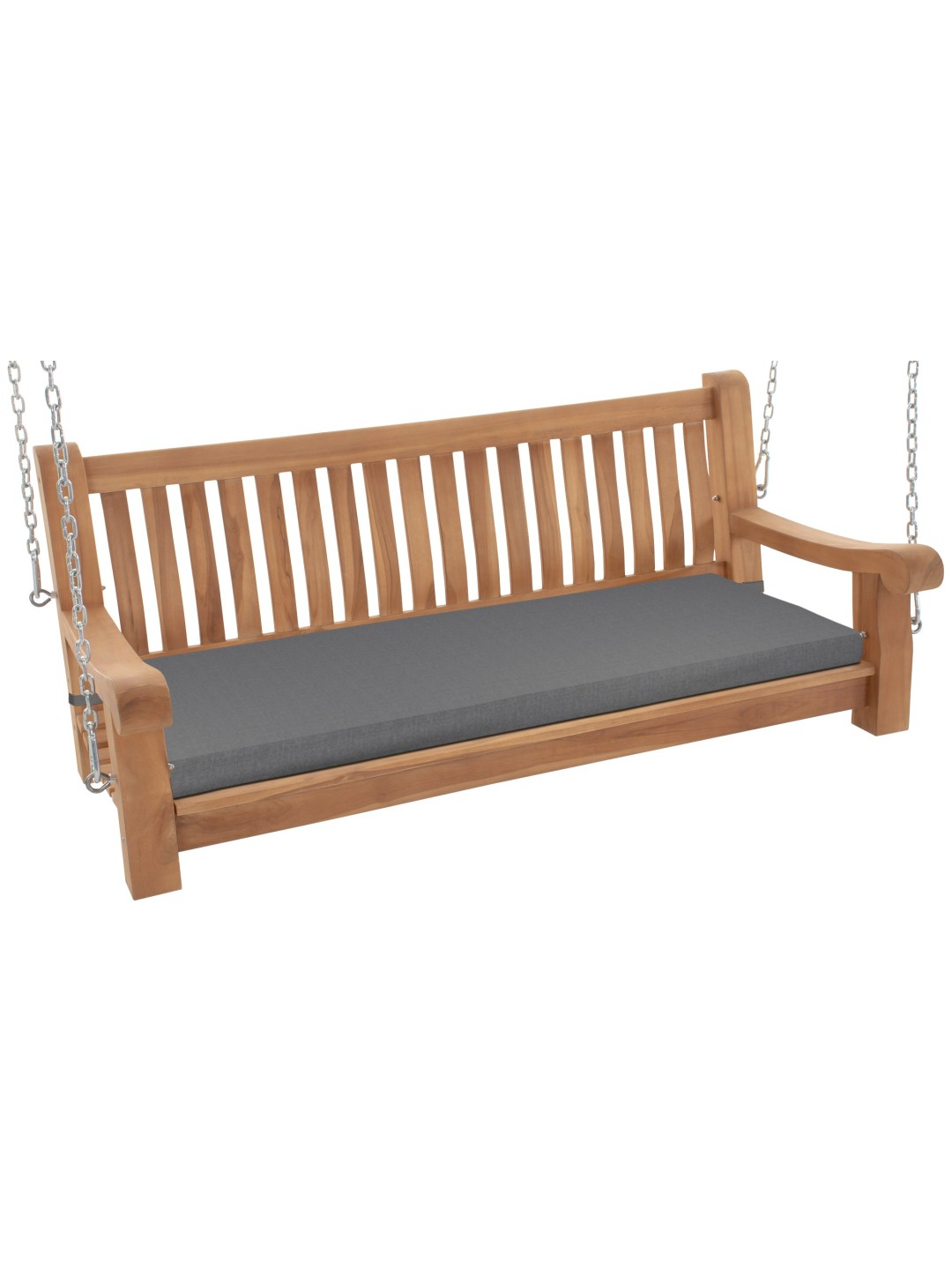 Joyce hintapad ülőpárnával 150 cm + teak, sötétszürke