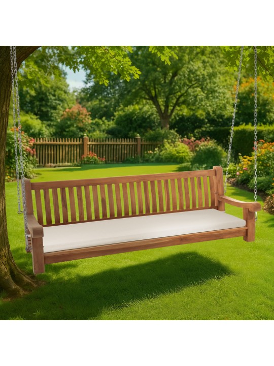 Joyce hintapad ülőpárnával 200 cm + teak, krém