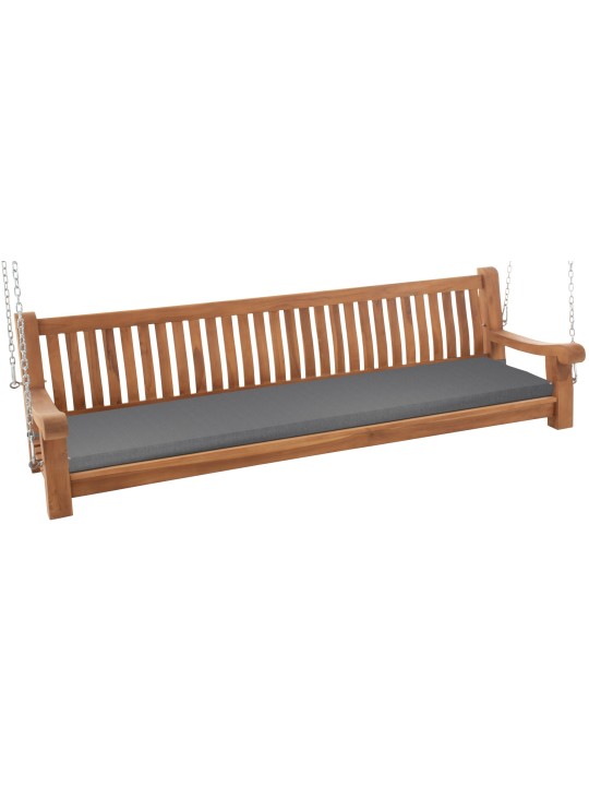 Joyce hintapad ülőpárnával 220 cm + teak, sötétszürke