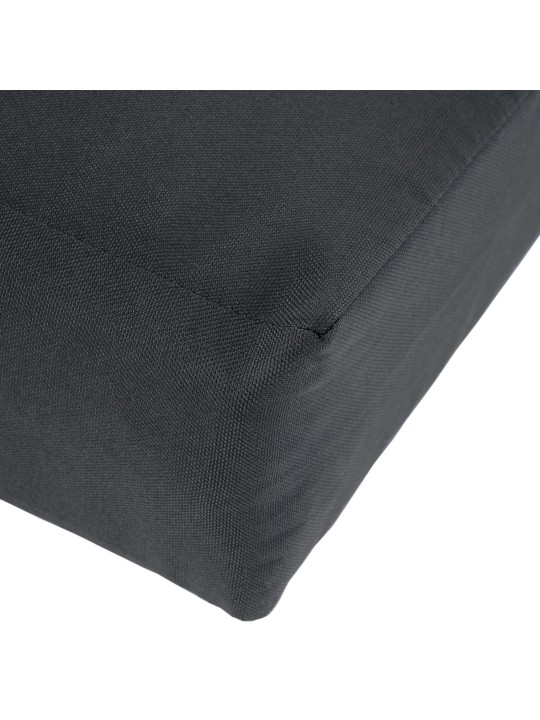 Teak pad Jackson ülőpárnával 200 cm + teak, sötétszürke