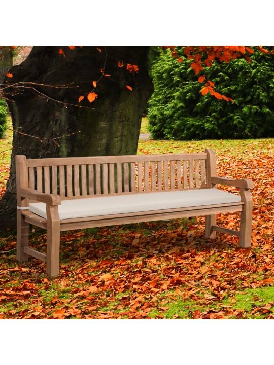 Teak pad Jackson ülőpárnával 220 cm + teak, krém