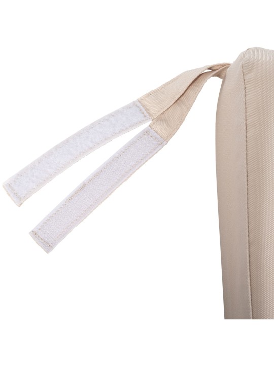 Teak pad Jackson ülőpárnával 220 cm + teak, krém