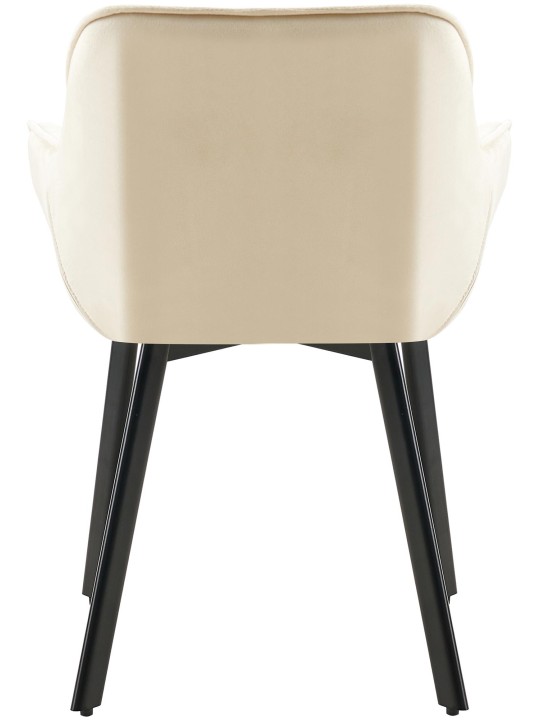 2 db Antigo bársony étkezőszék szett, krém