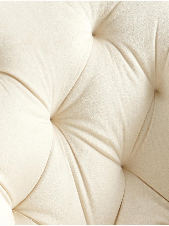 2 db Antigo bársony étkezőszék szett, krém