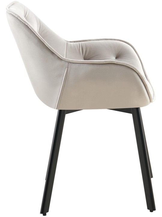 2 db Antigo bársony étkezőszék szett, szürke