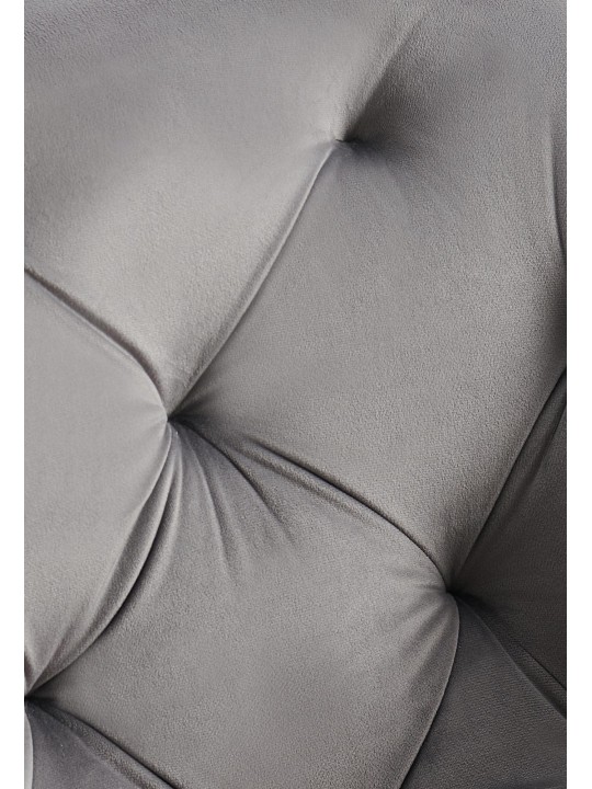 2 db Antigo bársony étkezőszék szett, sötétszürke