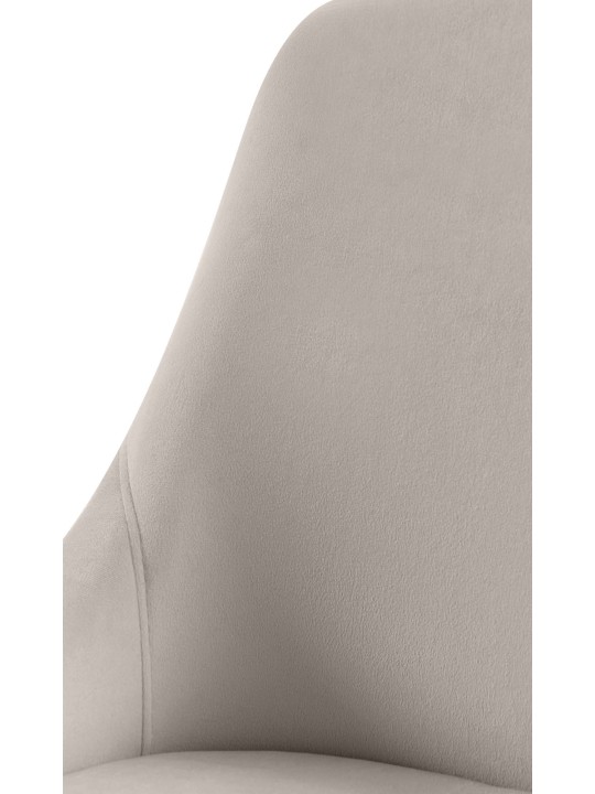 2 db Elmira bársonyarany étkezőszékből álló készlet, szürke