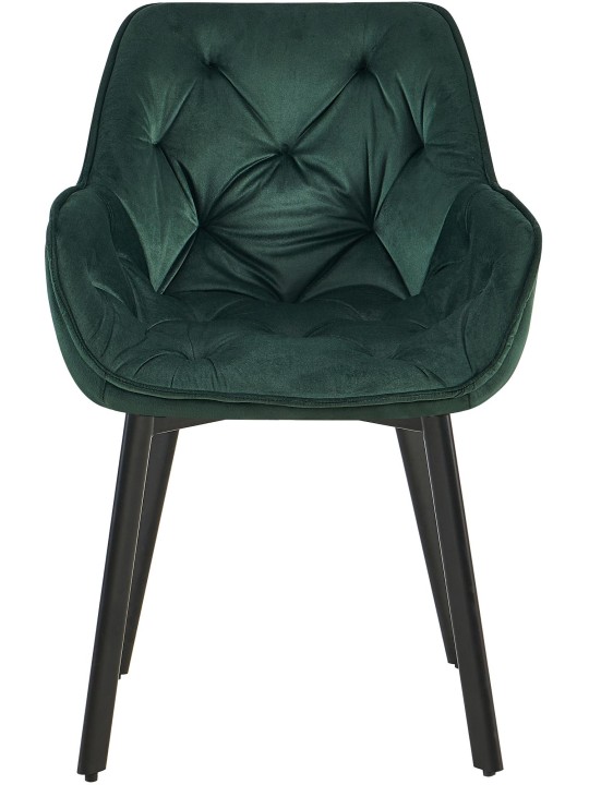 2 db Antigo bársony étkezőszék szett, zöld