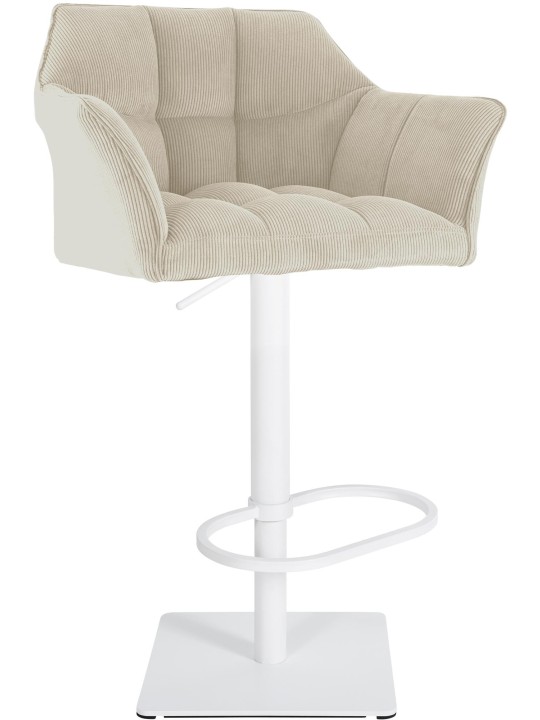 Bárszék Damaso W Cord, krém