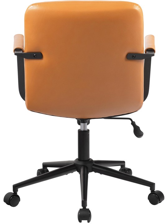 Irodai szék Hilda valódi bőr, barna