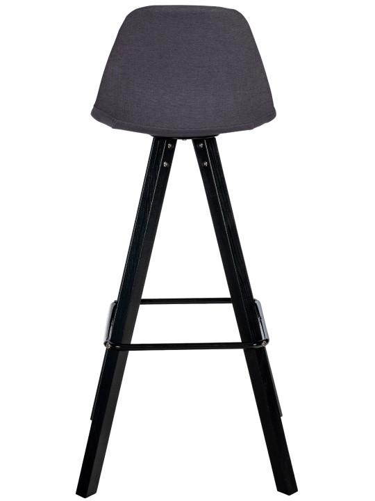 Corbin szövet négyzet alakú bárszék szett 2 db, sötétszürke