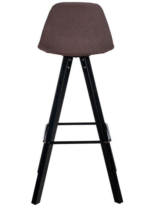 Corbin szövet négyzet alakú bárszék szett 2 db, barna