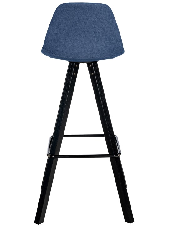 Corbin szövet négyzet alakú bárszék szett 2 db, kék