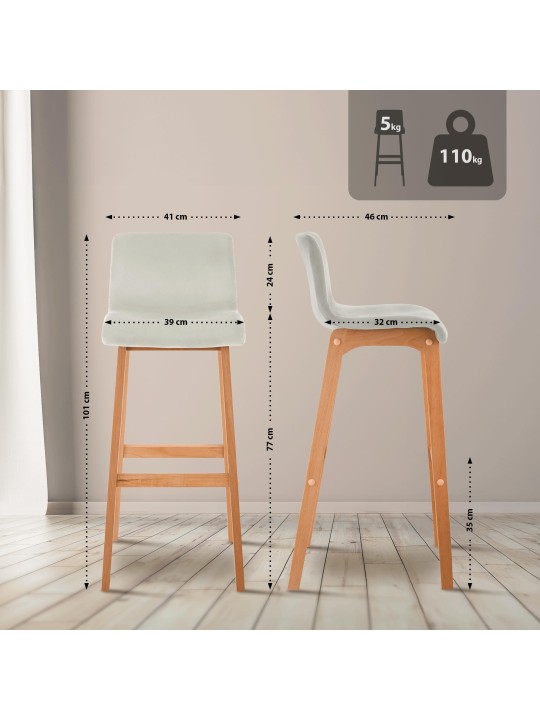 Bárszék Hoover Velvet Natura, krém