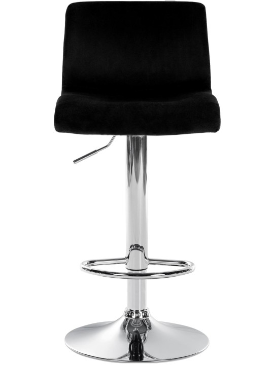 Bárszék Hoover bársony C, fekete