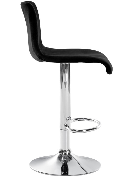 Bárszék Hoover bársony C, fekete