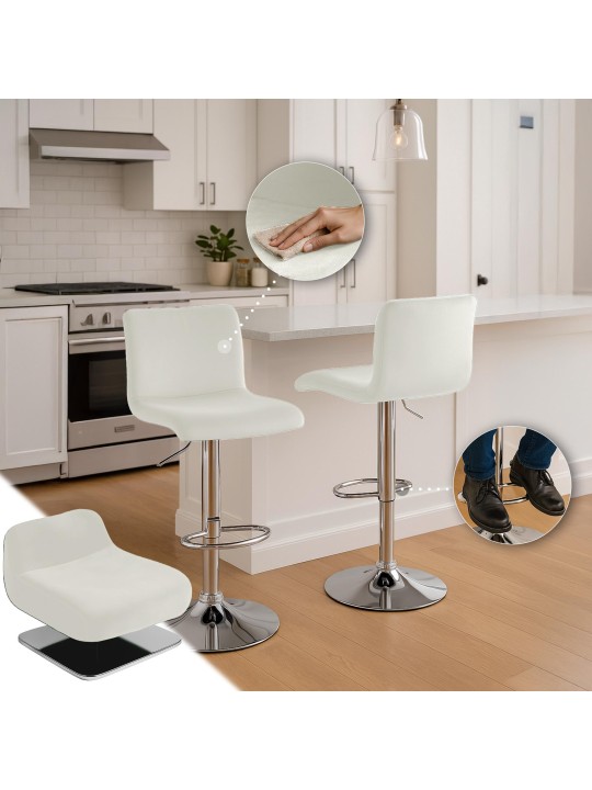 Bárszék Hoover bársony C, krém