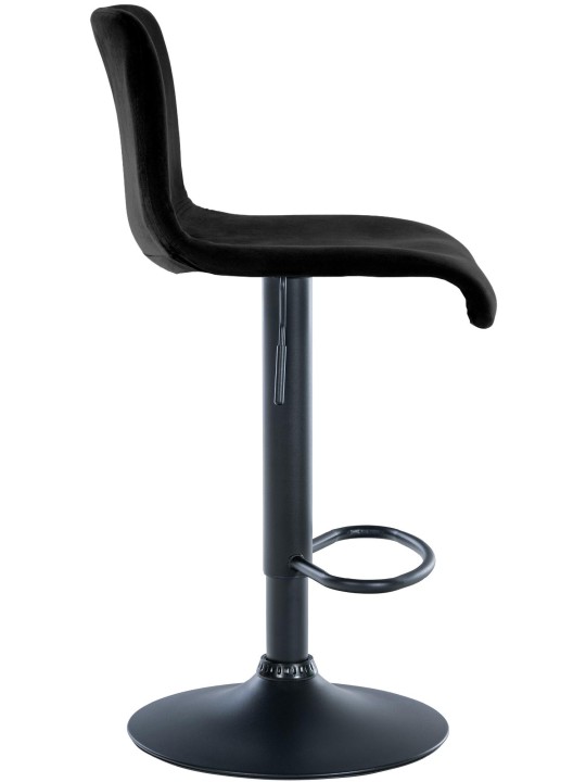 Bárszék Hoover bársony B, fekete