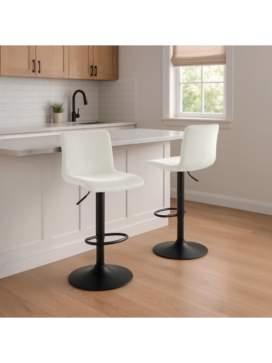 Bárszék Hoover bársony B, krém