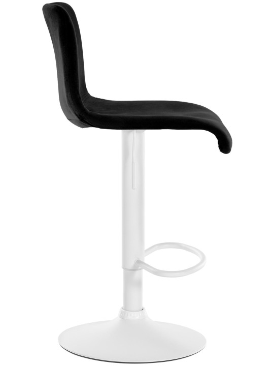 Bárszék Hoover velvet W, fekete