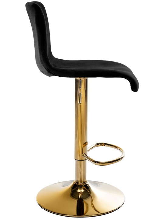 Bárszék Hoover bársony G, fekete