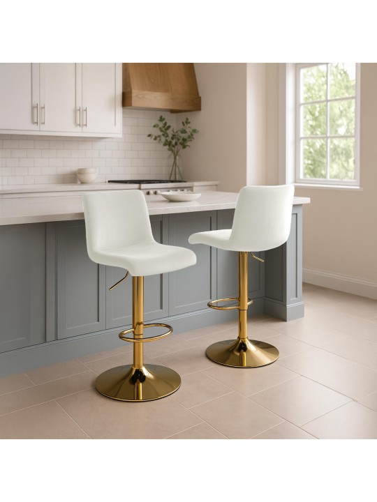 Bárszék Hoover bársony G, krém