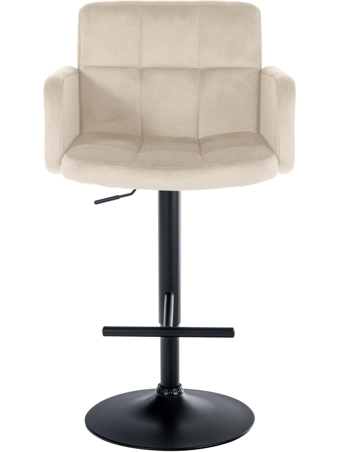 2 db bárszék Los Angeles bársony szett, krém