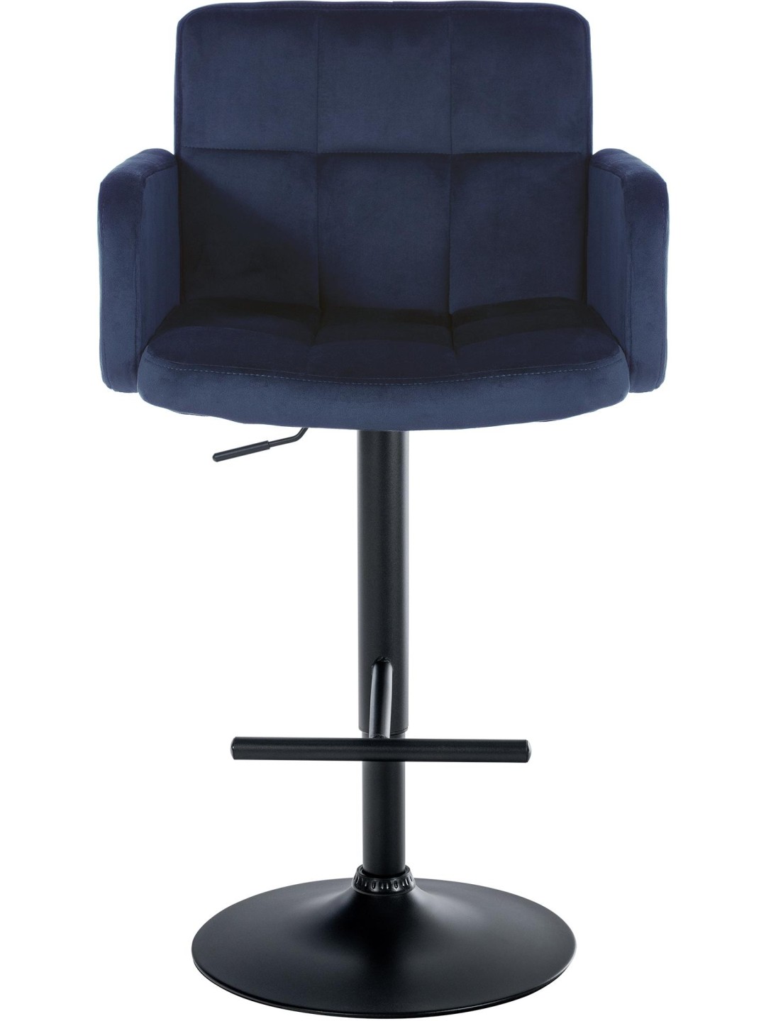 2 db bárszék Los Angeles bársony szett, kék