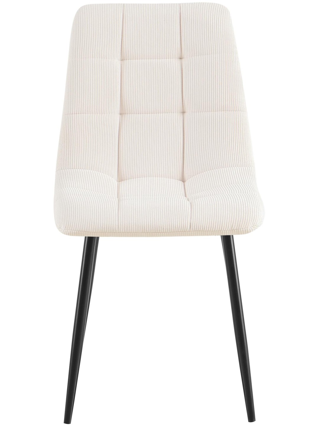 2 db étkezőszék szett Antibes Cord, krém