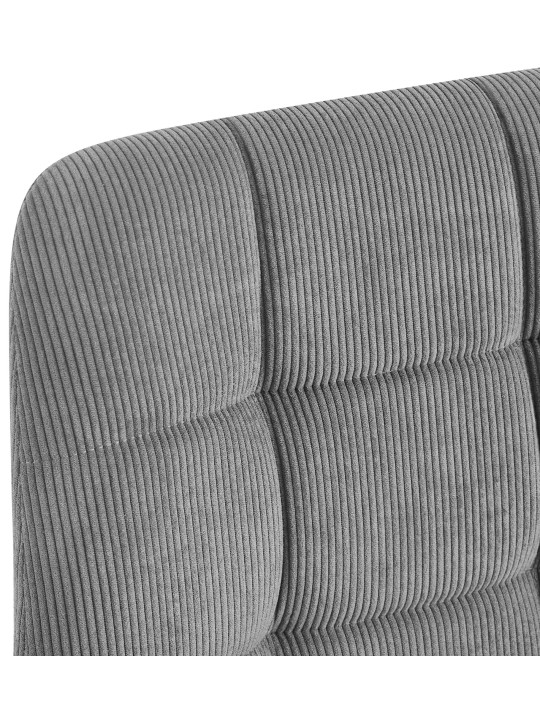 2 db étkezőszék szett Antibes Cord, szürke