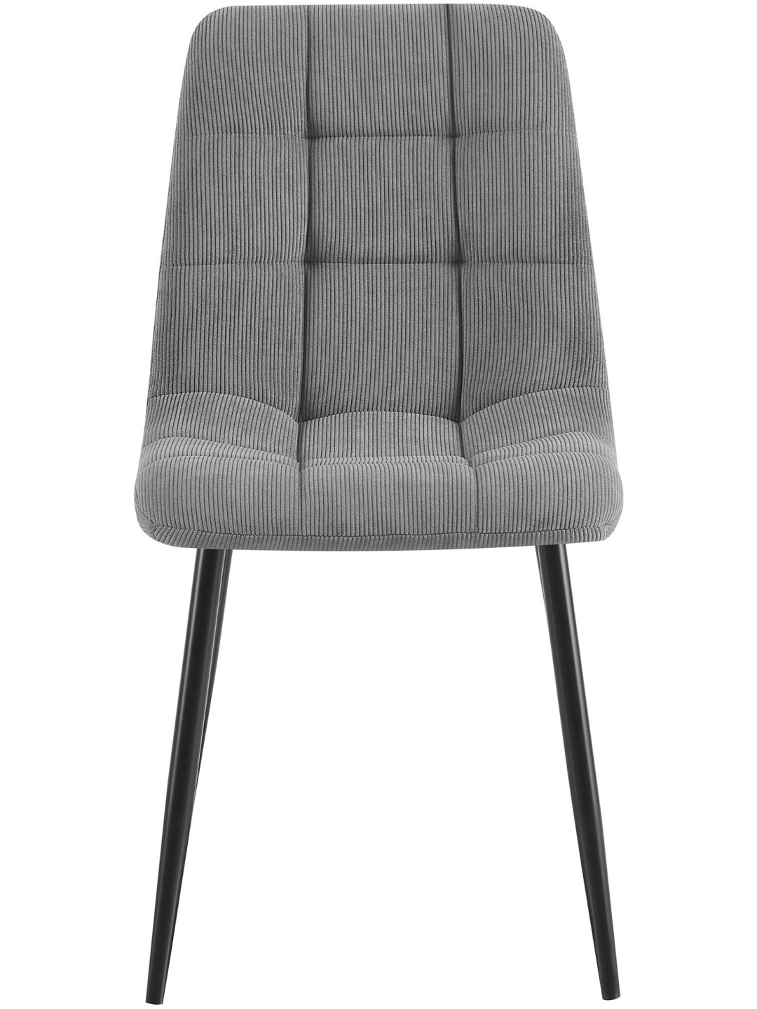 2 db étkezőszék szett Antibes Cord, szürke