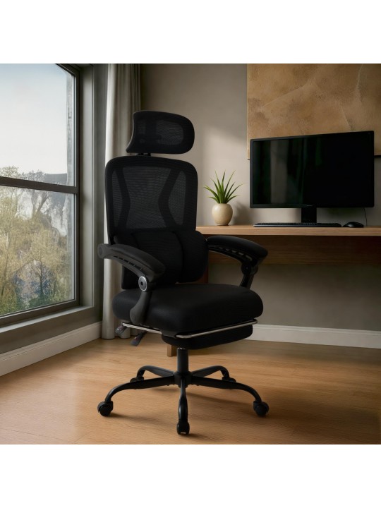 Liberton irodai szék, fekete