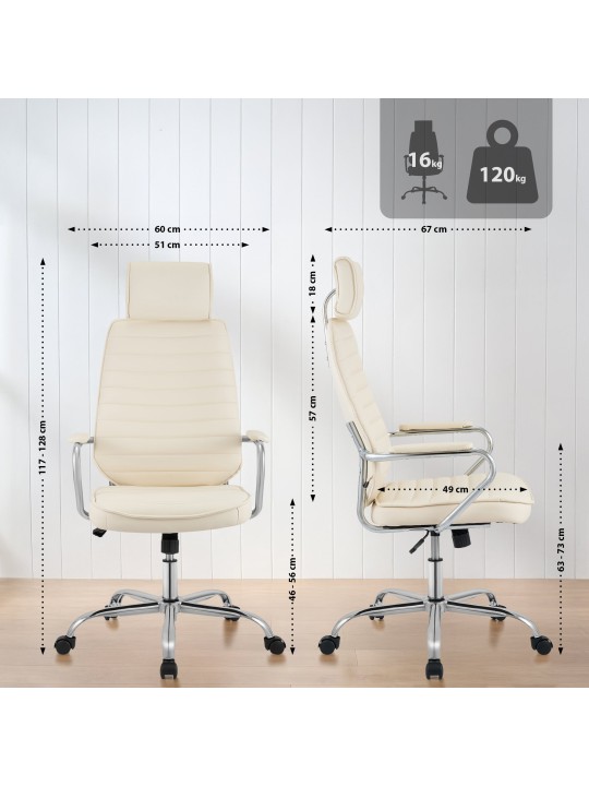 Rako irodai szék, krém