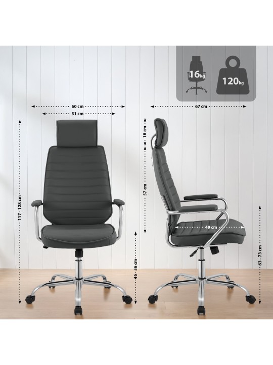 Rako irodai szék, szürke