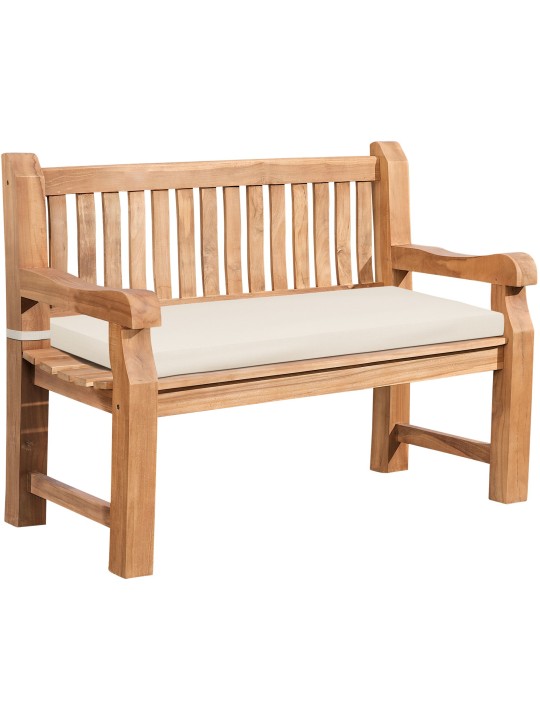 Teak pad Jackson ülőpárnával 120 cm + teak, krém