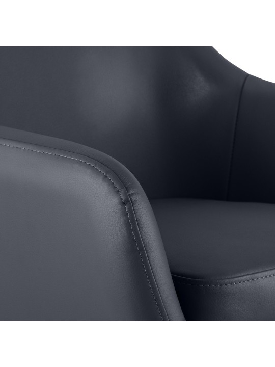 Bárszék Grant műbőr, fekete