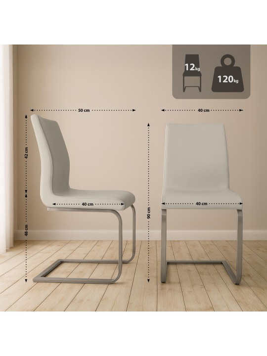 Belfort étkezőszék, krém