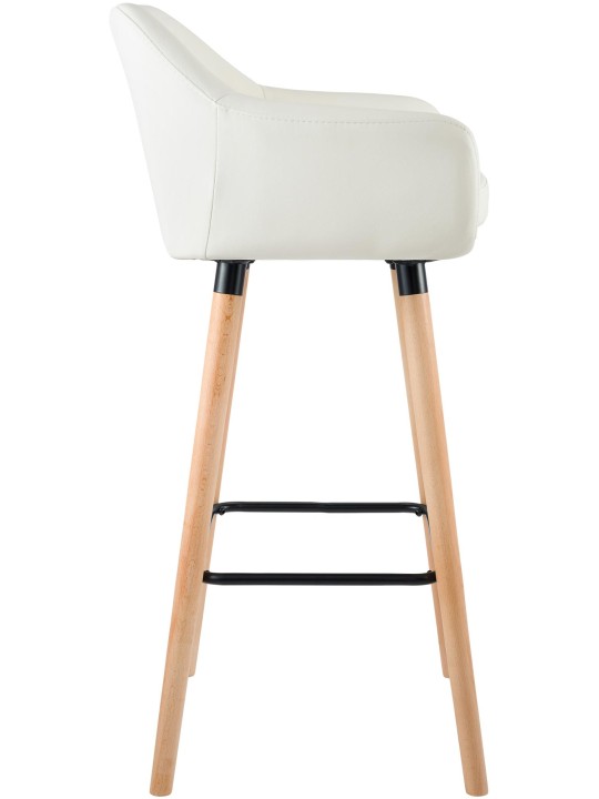 2 db bárszék készlet Grant műbőr, krém 2 db bárszék készlet Grant műbőr, krém