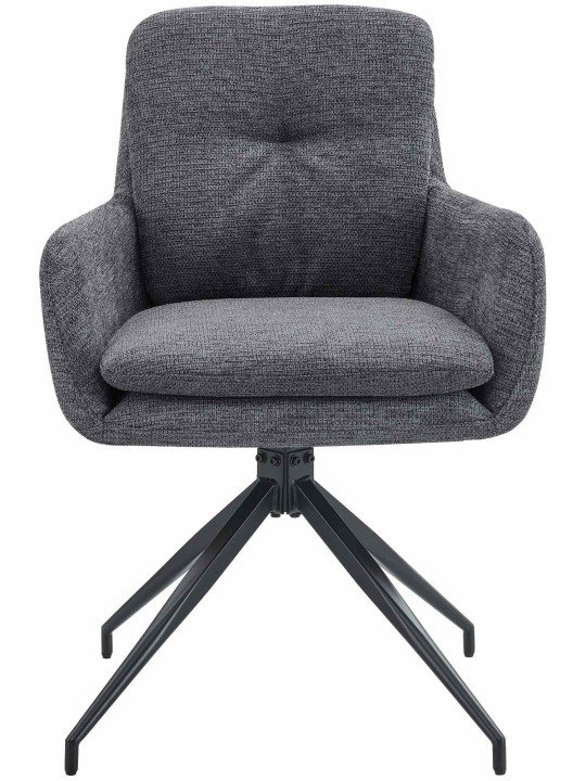 Pickett szövet étkezőszék, sötétszürke