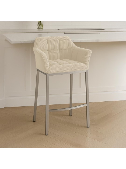 Bárszék Damaso E Cord 4 méteres kerettel, krém