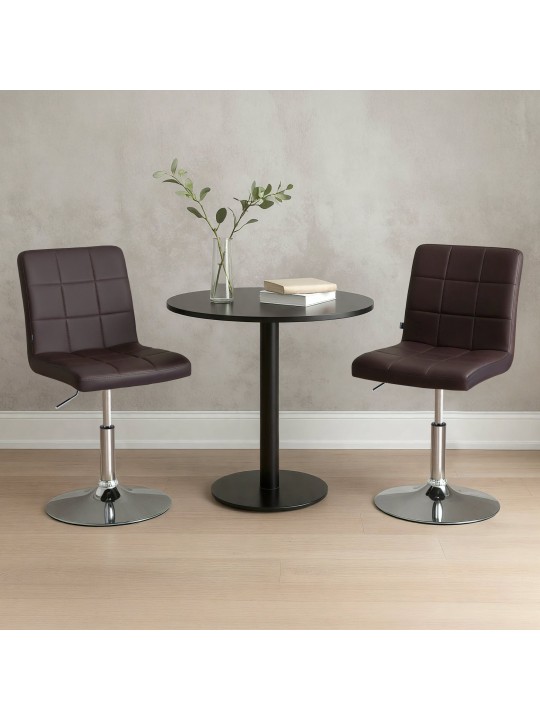 Ricky szék műbőr, barna