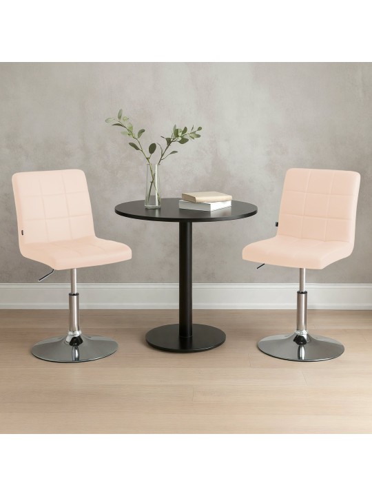 Ricky szék műbőr, krém