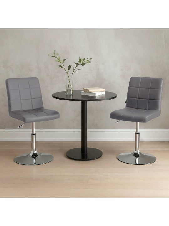 Ricky szék műbőr, szürke