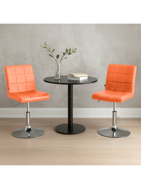 Ricky szék műbőr, narancs